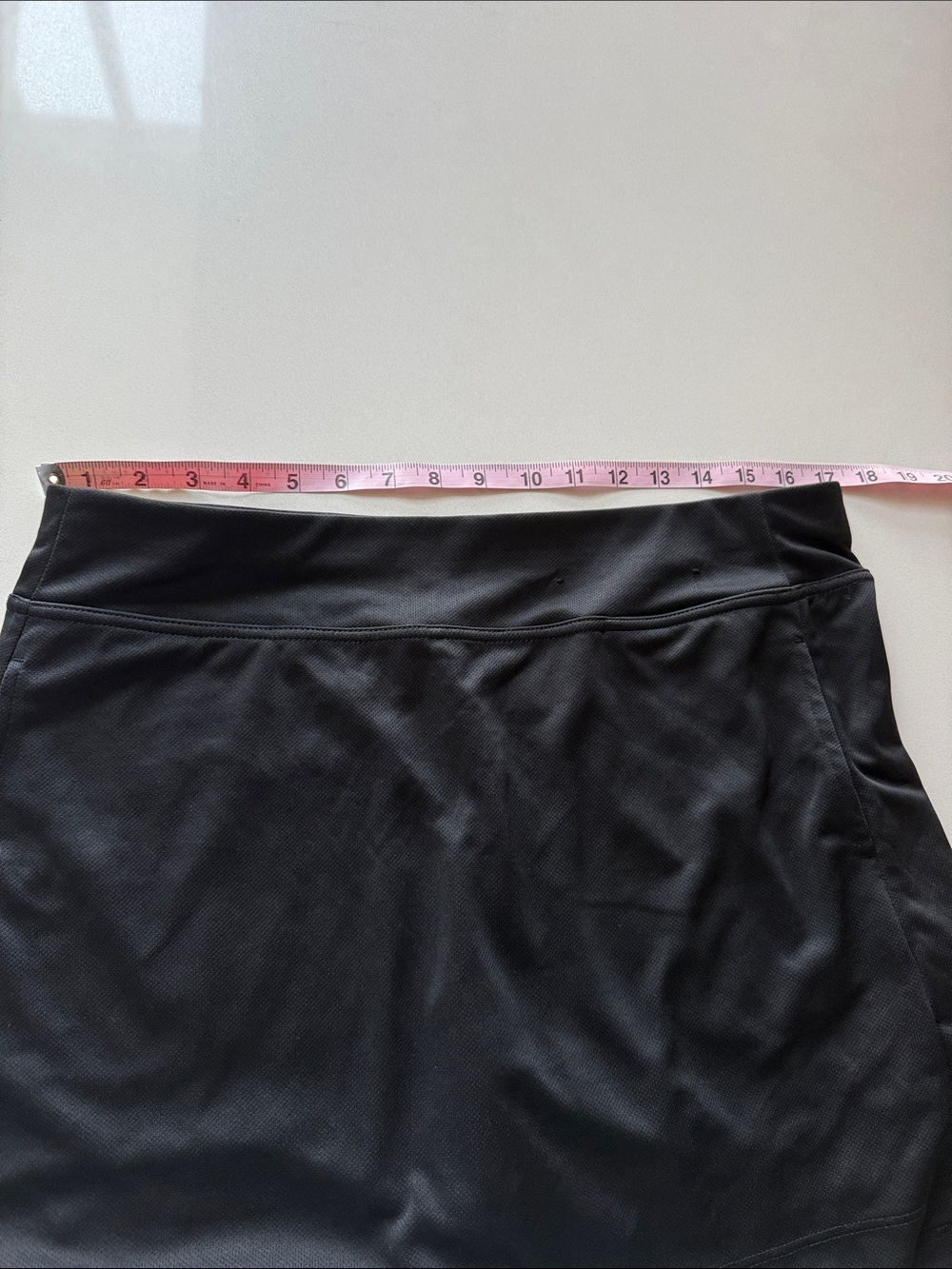 PGA Tour 16” Airflux Golf Skort, Tummy Control, Sun Protection, Black, Size L - Picture 9 of 9